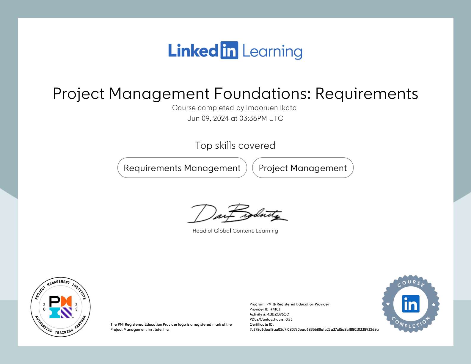 Project Management Foundations