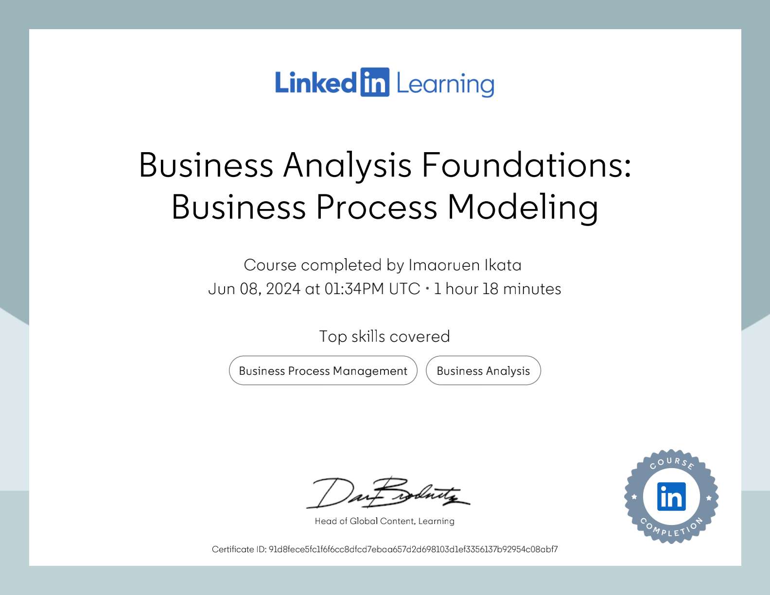 Business Analysis Foundations