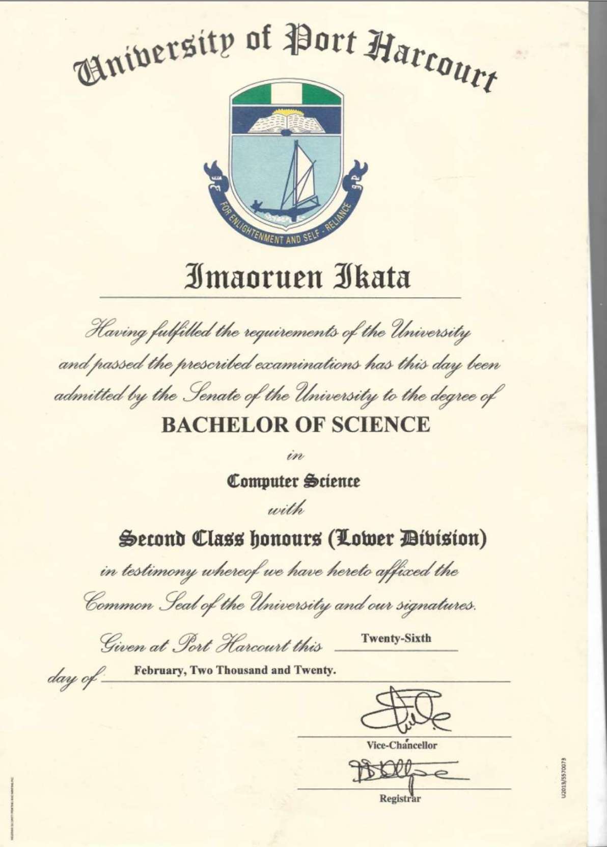 Bachelor's Degree