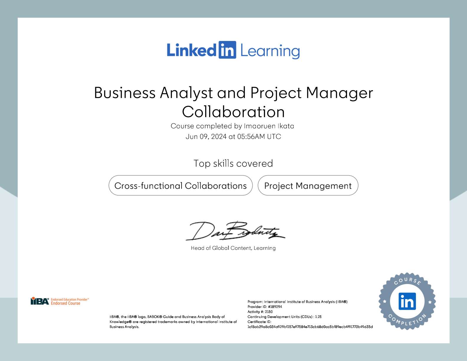 Business Analyst and Project Management Collaboration